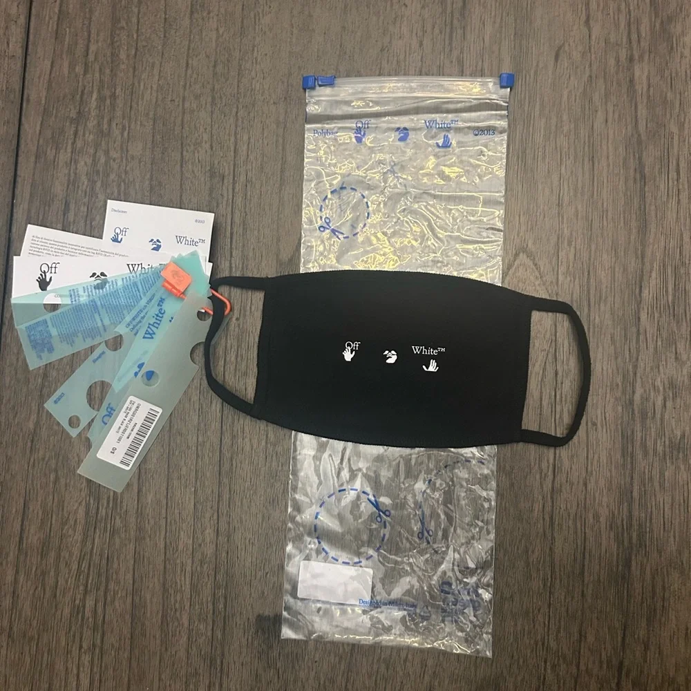Off-White Black Face Mask